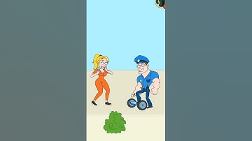 Cop on a Mission 🚨💨 | Hilarious Chase Scene 😂👮 #impossibledate #shorts #trending