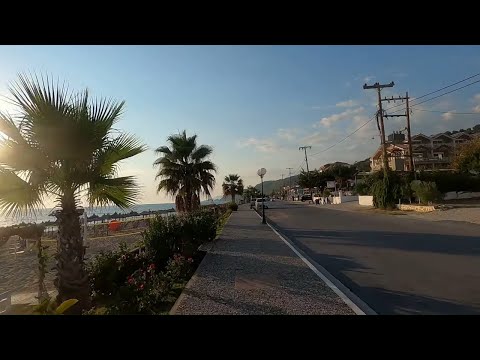 Vrachos Beach walking