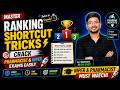 Ranking Shortcut Tricks ⚡| Part-1 | Crack Pharmacist & NIPER Exams Easily💯| | By Mr. Sachin