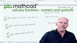 PTC Mathcad - Calculus Functions