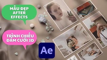 Mẫu Trình Chiếu Ảnh Cưới 3D Đẹp Lung Linh | After Effects Template Chuyên Nghiệp