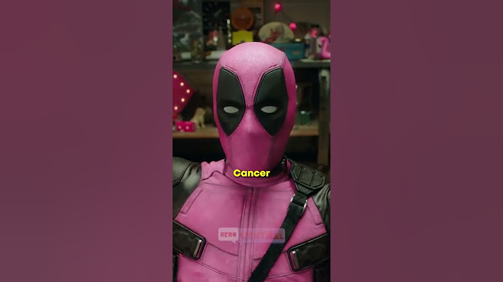 Deadpool's Special Message
