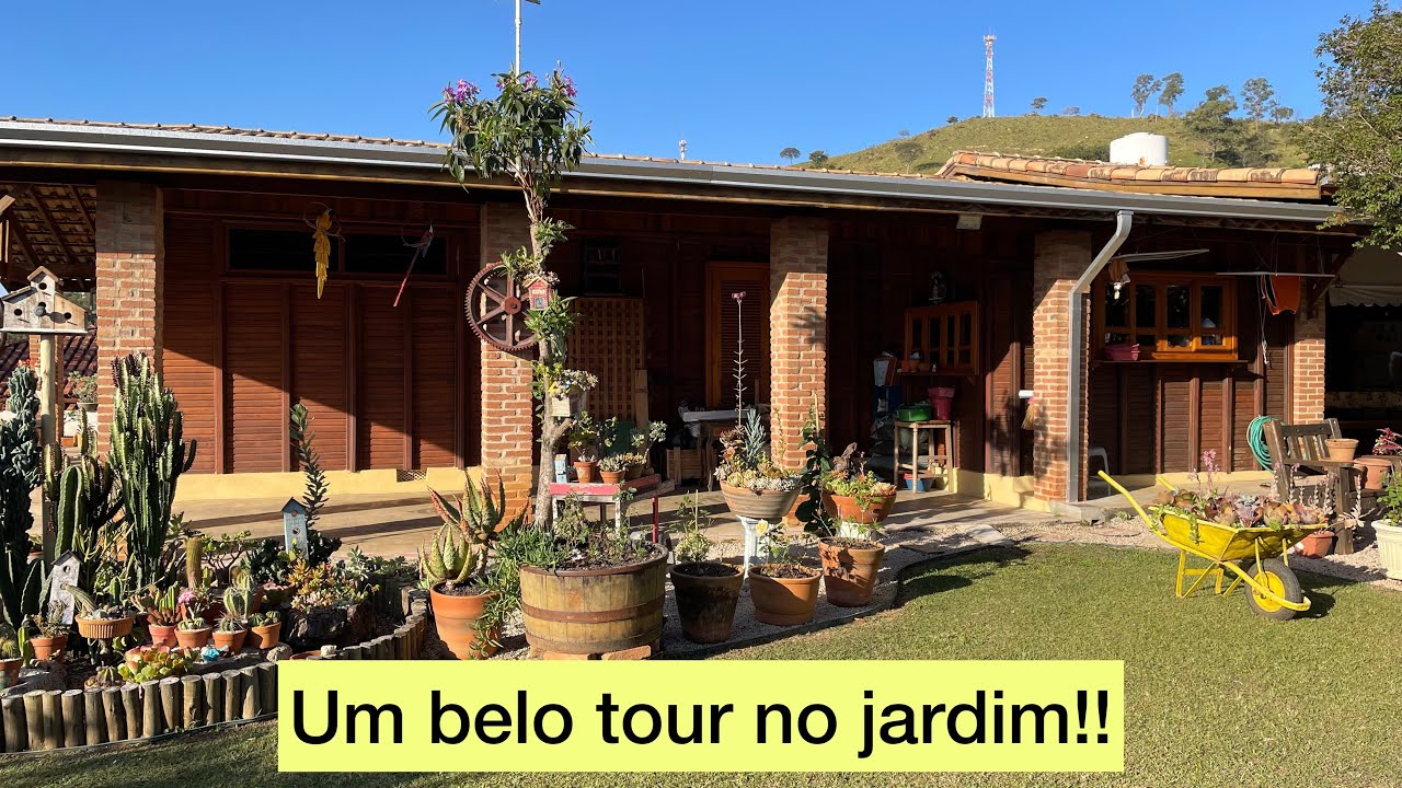 Um passeio no meu jardim!!!Estou muito feliz!!!