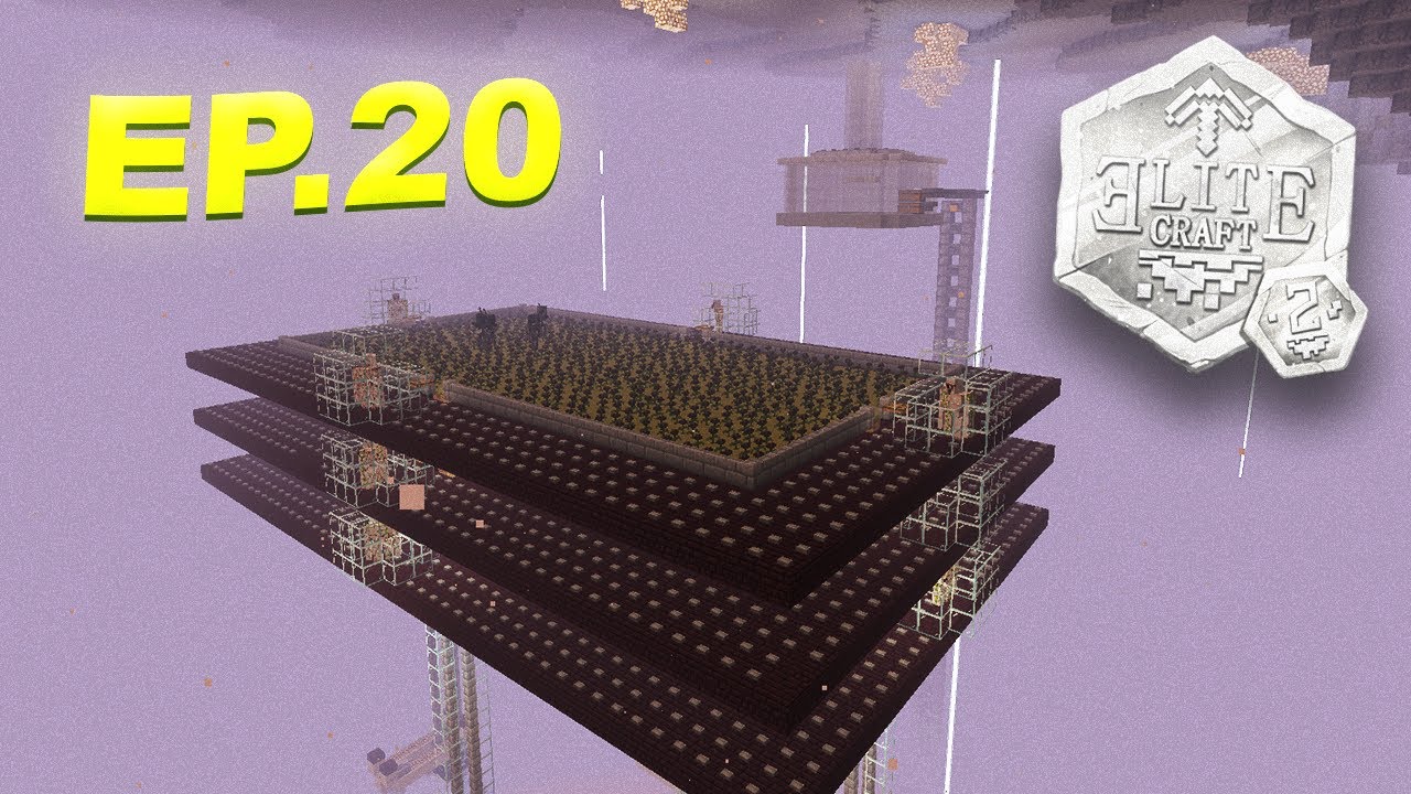 EliteCraft 2 #20 - Quintuple Granja de Wither Skeleton en Funcionamiento