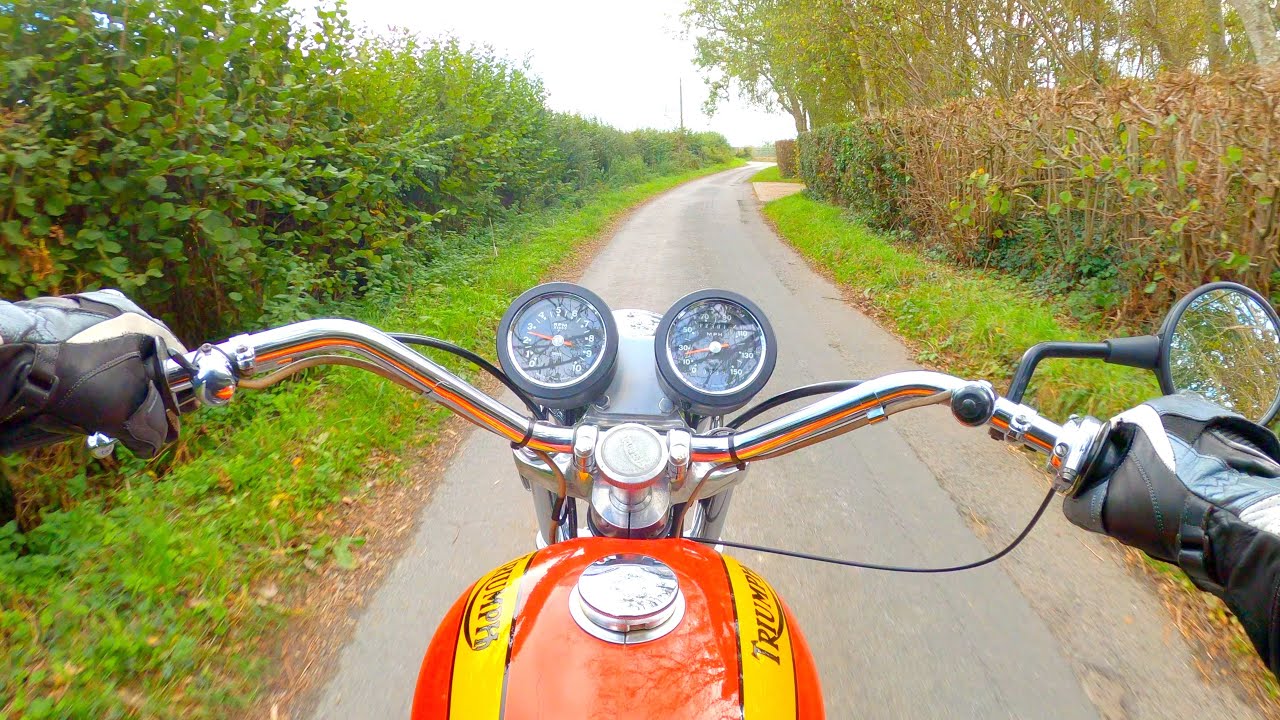Test Riding A Classic Motorcycle – Triumph X-75 Hurricane