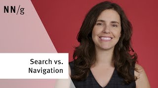 Search Box vs. Navigation