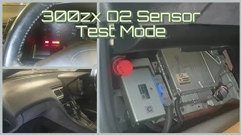 Secret(ish) oxygen sensor test mode on Z32 300ZX, how to, diagnosis and repair