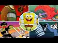 Spongebob game collection all bosses fight no damage