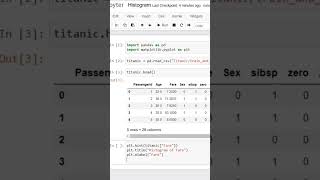 Histogram in a minute