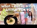 WHAT I ATE IN LITTLE TOKYO | Mother's Day Celebration (mochi, matcha ice cream, boba, udon!)