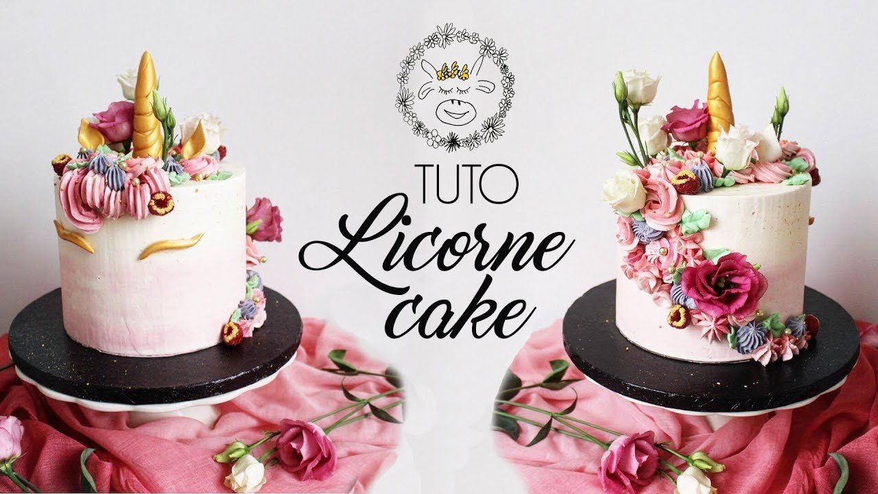 Tuto Gateau Licorne Unicorn Cake Youtube