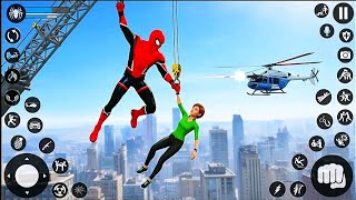 Spider Fighting Rope Hero Rescue Girl #16 - Android Gameplay screenshot 2