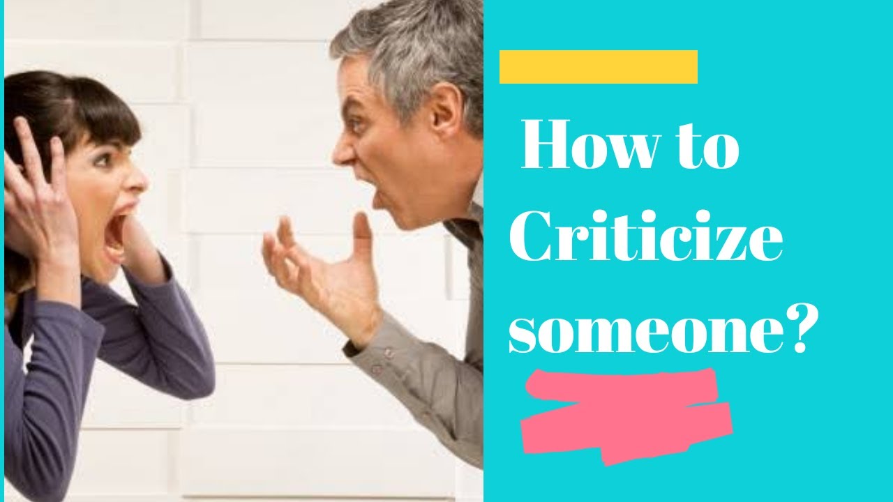 How to criticize someone? | Top Motivational Speaker - YouTube