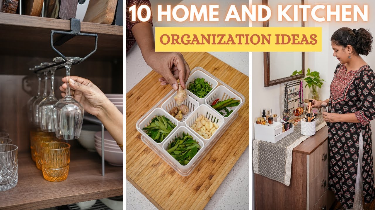 10 New Home and Kitchen Organization Ideas  Space   Saving Organizing Tips