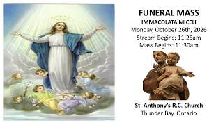 IMMACOLATA MICELI Funeral Mass