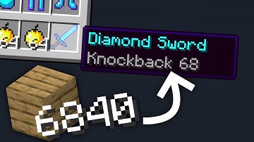 Minecraft UHC but every 100 blocks you PLACE, you gain a level of KNOCKBACK.