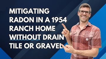 Radon Mitigation in a 1954 Ranch Home Without Drain Tile