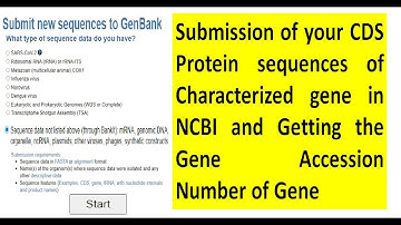 How to submit sequence of Gene protein in NCBI | #BankIt Characterized gene sequence submission