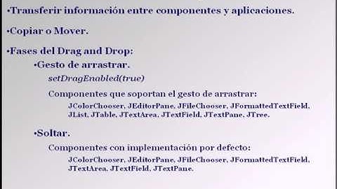 Arrastrar y soltar con Java - Parte 1/4.