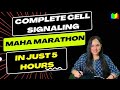 Mega marathon  complete cell signaling in just 5 hours  cell signaling crash course  csir net jrf