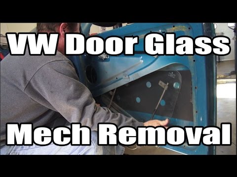 Classic VW BuGs How to Remove Install 65 and Later Beetle Door Mech Glass