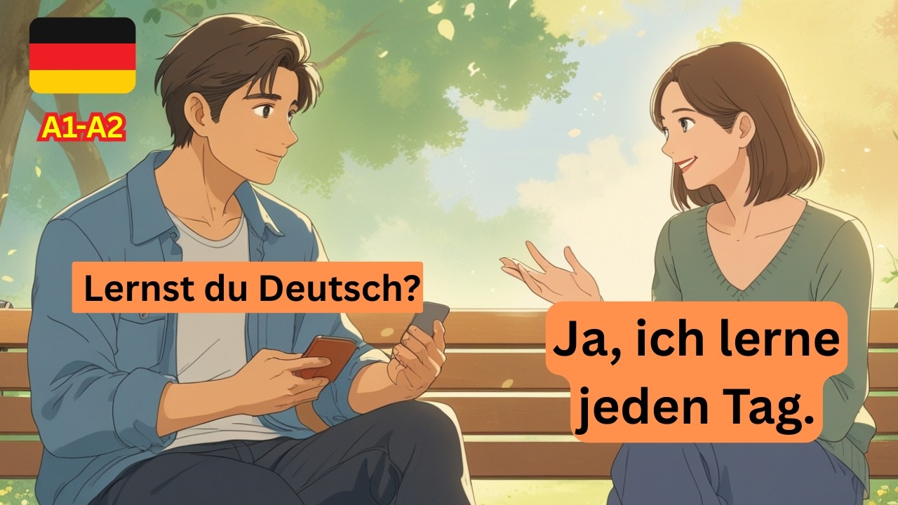 Быстрое изучение немецкого языка | 100 вопросов и ответов из повседневной жизни (A1–A2)