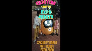 Teasing Angry  Security Robots Expo 2020 Dubai | Enjoying Expo robots