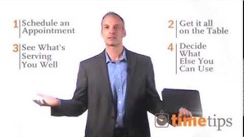 Day-Timer Time Management Tip - Tune-Up Your Planning