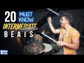 20 must know drum beats for intermediate drummers  drum beats online