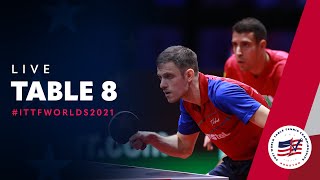 LIVE! - Table 8 | World Table Tennis Championships Houston 2021