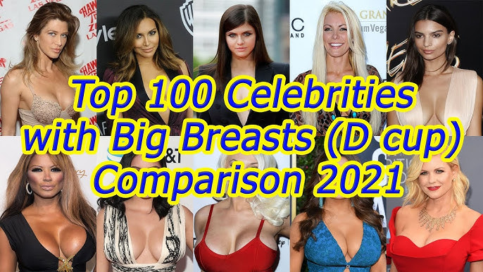 50 Celebrities With Small Breasts In Size 1 (Boobs Cup A), Comparison