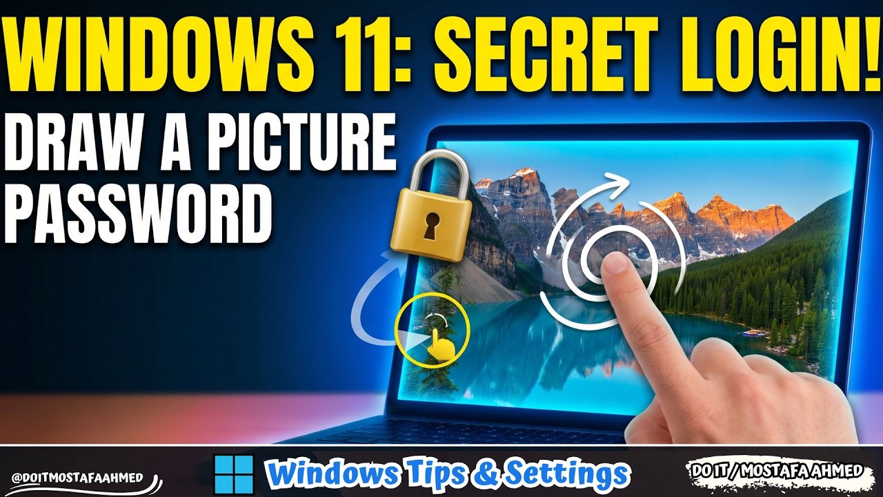 Windows 11 Secret Login Method | Setup Picture Password Step-by-Step 👍 ...