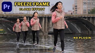 Freeze Frame Clone Trail Effect In Adobe Premiere Pro Cc  Tutorial