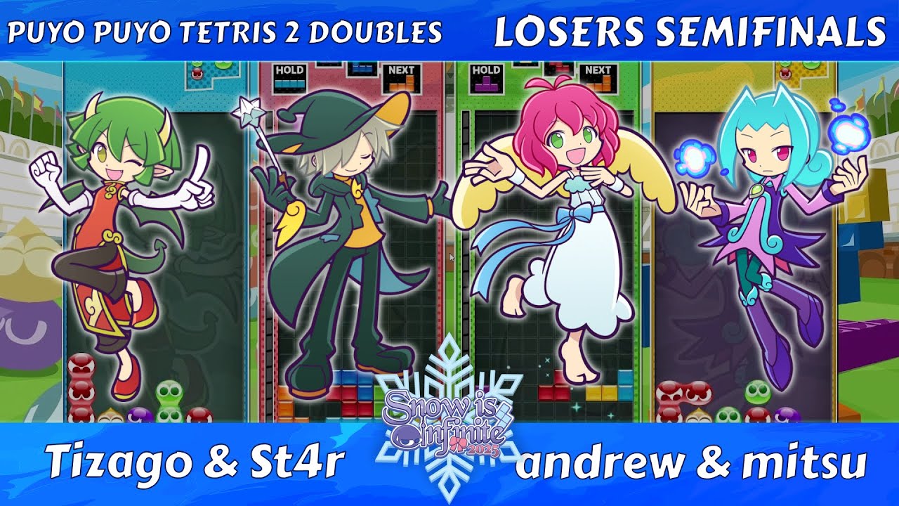 Tizago & KallMeSt4r vs. andrew4043 & mitsu_at — PPT2 Doubles Losers Semis - Snow is Infinite 2025
