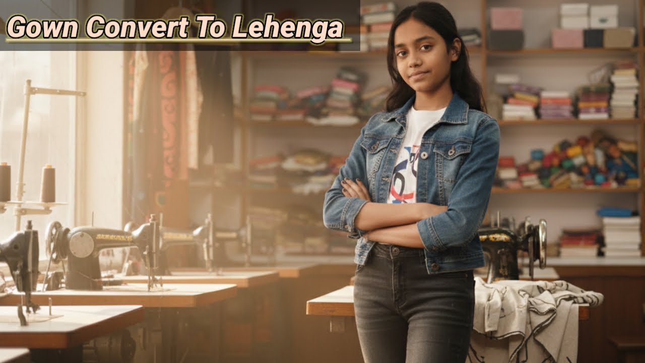 Gown Convert To Lehenga 👗