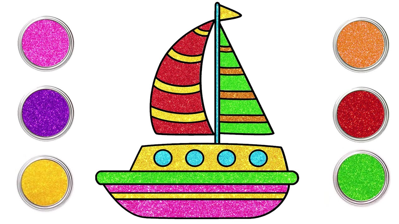 How To Draw A Sailboat | Drawing & Painting | Chiki Art | HooplaKidz ...