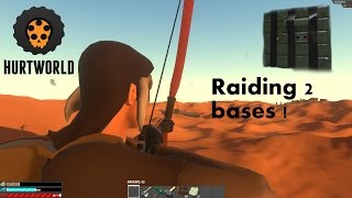 |Hurtworld| C4 Raiding two bases at ONCE ! @Rumm