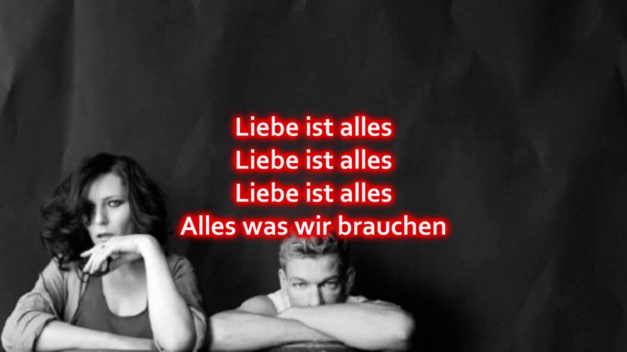 Rosenstolz - Liebe ist alles Lyrics