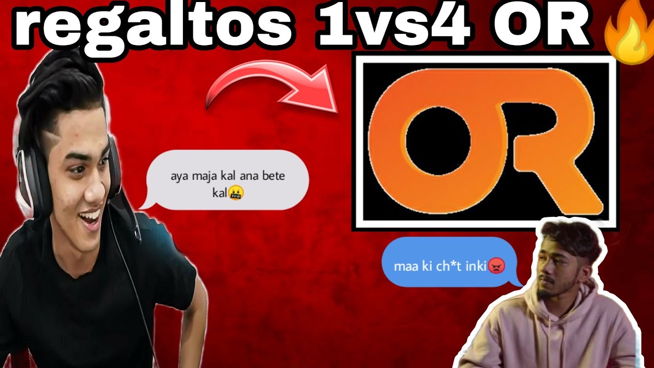 Regaltos 1vs4 team OR || SCOUT Rage 🤬