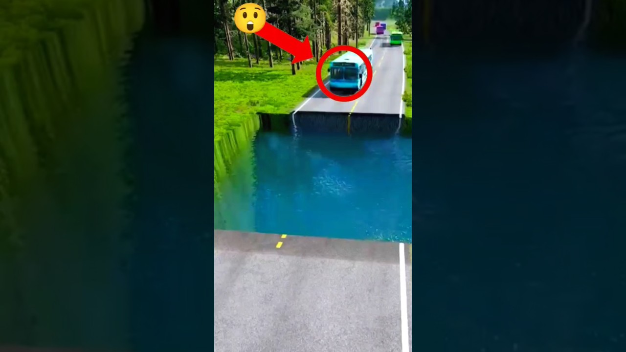 Bus vs water pit #82 |