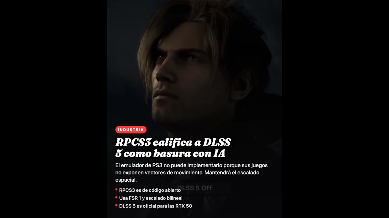 RPCS3 califica a DLSS 5 como basura con IA
