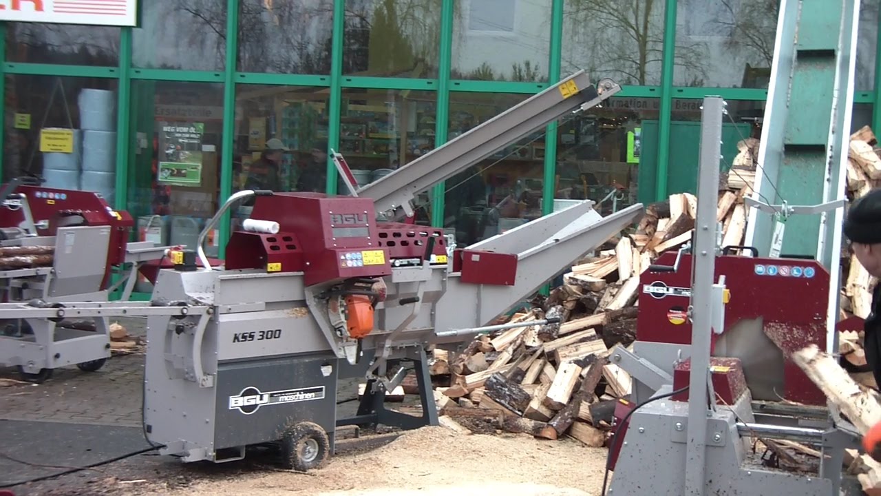 Holzspalter, Wippkreissägen u. mehr von BGU Maschinen auf der Geräteschau für Forsttechnik