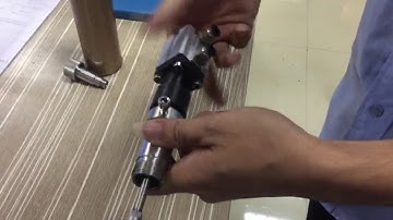 Disassembling video of the filling nozzle on the semi-auto pneumatic filler  13062017