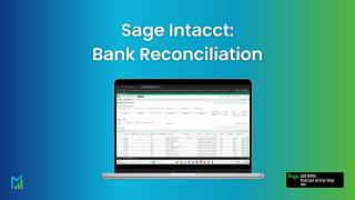 Matching Bank Reconciliation Transactions in Sage Intacct