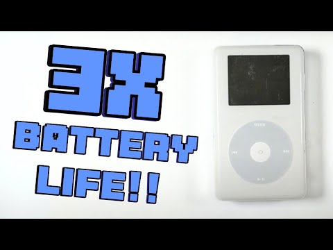 3000mAh Battery iPod classic 4th gen Mod Tutorial - YouTube