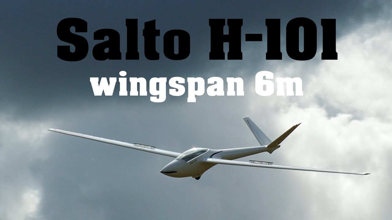 Salto H-101 | 6m giant scale RC glider | 4K | Rokytnice 2023 - YouTube