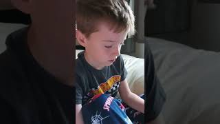 Remy's first go on Townscaper on the switch!