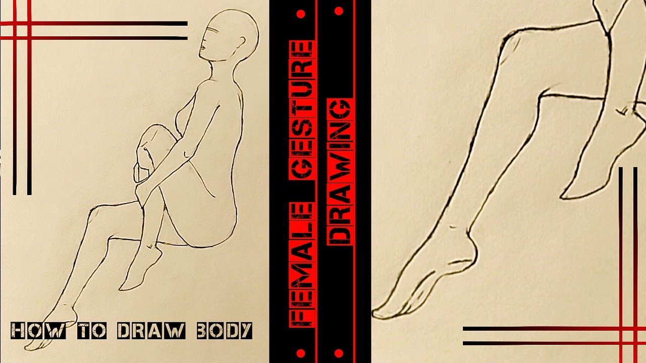 Gesture drawing for beginners | how to get better at drawing body - YouTube