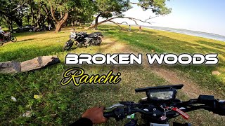 First time at Broken Woods, Ranchi 🤟 | Best Palace To Visit Near Ranchi Jharkhand | X Moto Vlogger