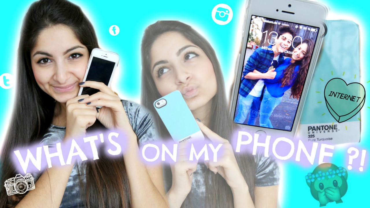 WHAT'S ON MY PHONE ?! + Wie ich meine Bilder bearbeite